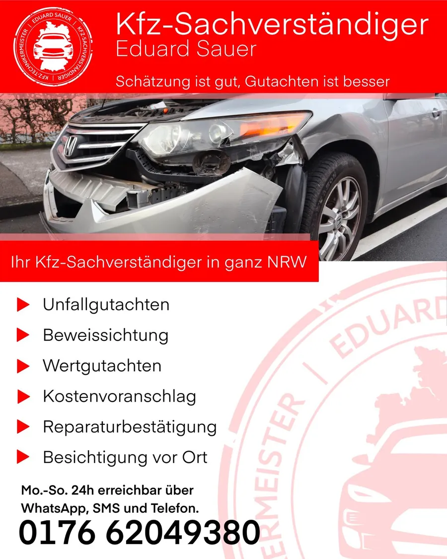 Kfz-Gutachter Kfz-Gutachter Eduard Sauer in Dortmund - Bodelschwingh – Bild 4 von 5